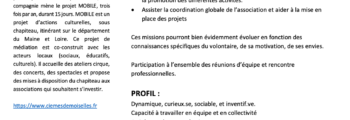 RECHERCHE VOLONTAIRE EN SERVICE CIVIQUE